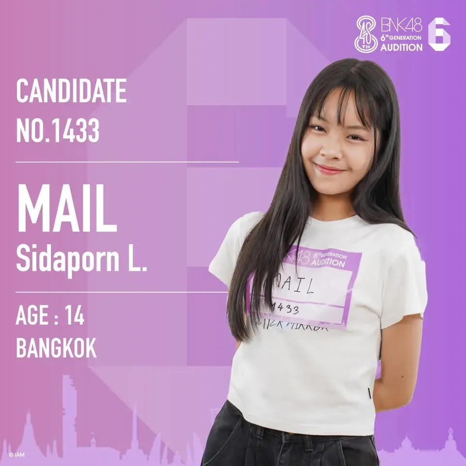 เปิดตัวแคนดิเดต BNK48 รุ่นที่ 6